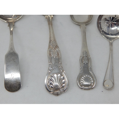 784 - A Silver Toddy Ladle Hallmarked Newcastle 1839 by Peter Lambert, Scottish Dessert Spoon, Edinburgh 1... 