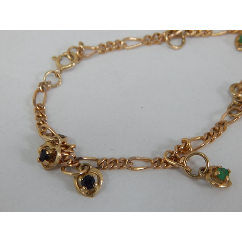 885 - 9ct Yellow Gold Bracelet: weight 4.32g