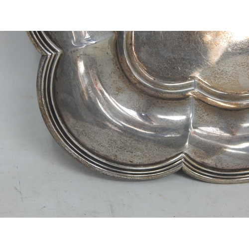 819 - Large Dutch Silver Hallmarked Tray: Measures 46cm x 37cm: Weight 1562g