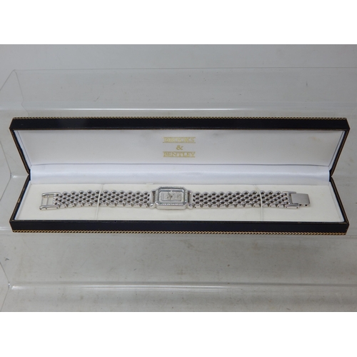 986 - Credit Suisse Ladies Platinum 999.5 Ingot Wristwatch in Original Fitted Case