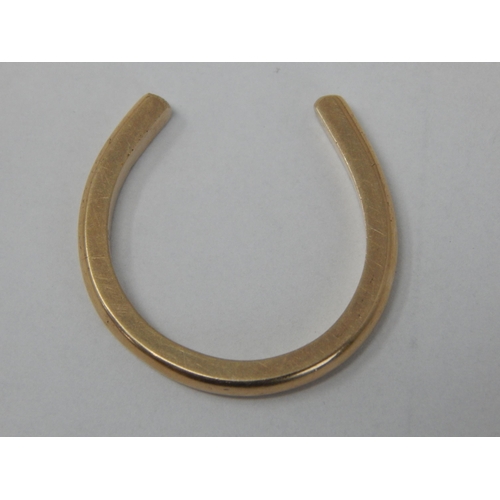 106 - 9ct Gold Horseshoe: Weight 4.8g