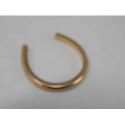 106 - 9ct Gold Horseshoe: Weight 4.8g