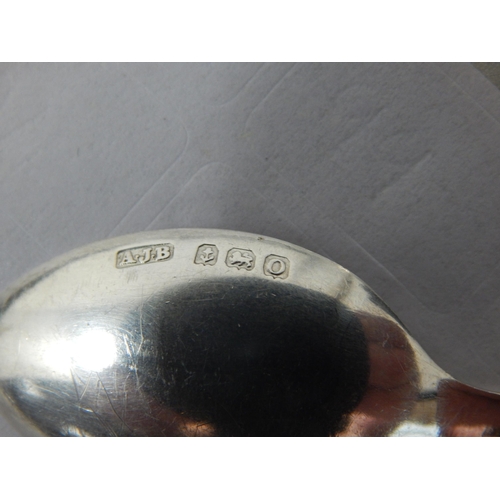 114 - Set of 6 Silver Coffee Spoons Hallmarked Birmingham 1940 by A. J Bailey in Original Fitted Case