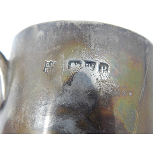 138 - Victorian Silver Christening Cup Hallmarked Chester 1898 by Nathan & Hayes: Weight 89g