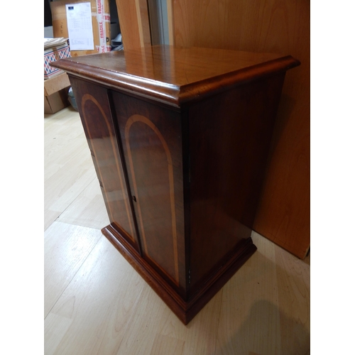 95 - Late Victorian Two Door Coin Cabinet with 22 Inner Coin Drawers & one lower drawer: Measuring 50cm h... 