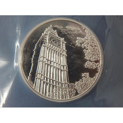 92 - Royal Mint Big Ben 2015 UK £100 Fine Silver Coin in Sealed Pack of Issue