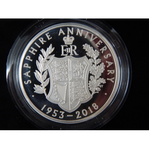 84 - Royal Mint 2015 UK £5 Silver Proof Piedfort Coin 