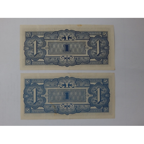 60 - A Quantity of Banknotes to Include a Timor 1910 $1 & Japanese notes, One Cent - $100