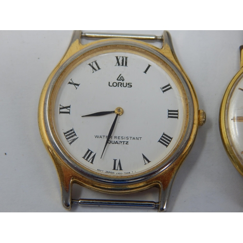 194 - 9ct Gold Movado Wristwatch with Subsidiary Seconds Dial A/F together with a group of further wristwa... 