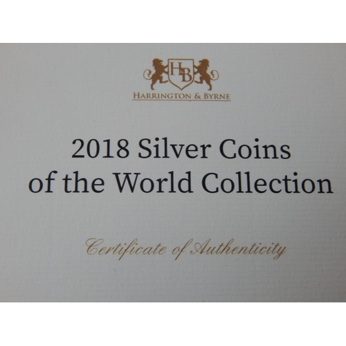 50 - 2018 Silver Coins of The World Collection Comprising Four 1oz Coins: UK Silver Britannia, USA Silver... 