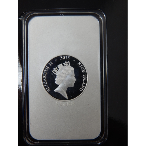 56 - 2015 Fine .999 Silver Proof High Relief Abraham Lincoln 1oz Coin in Case of Issue with COA & Origina... 