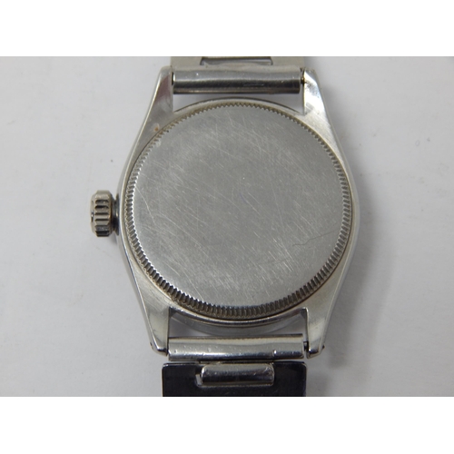 254 - Gentleman's 1950's Stainless Steel Rolex Oyster Royal Wristwatch, 31mm diameter: Condition Report: T... 