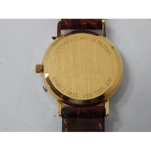 3 - Ladies Omega 9ct Gold Watch in box (box somewhat distressed)