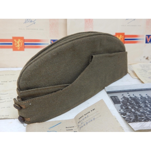 373 - WWII 7629329 PTE D.J MINNS R.A.O.C: A Collection of Items belonging to Private Minns Including His M... 