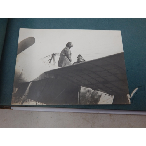 375 - Early Aviation: A Scrap Book Compiled by Miss Mai Bacon (English Actress) in 1913 recording her flig... 