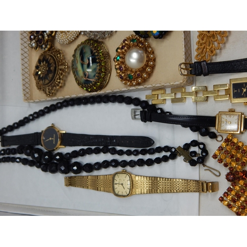 272 - An Extensive Collection of Good Quality Vintage Costume Jewellery to Include Brooches, Bracelets, Ea... 