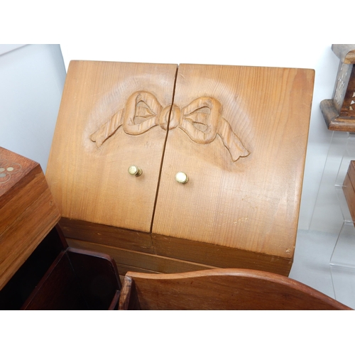 378 - A Large Quantity of Wooden Boxes etc Including a Twin Door Stationary Cabinet, Sorrento Jewellery Bo... 