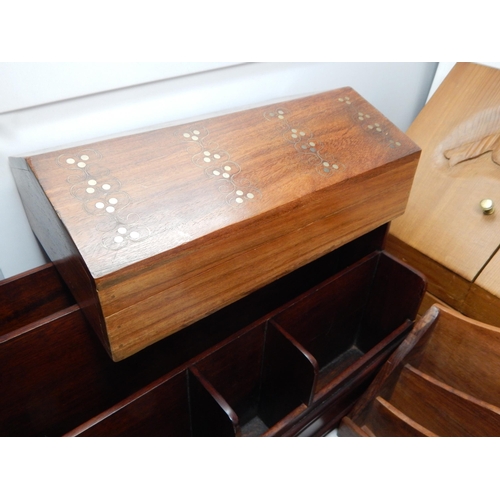 378 - A Large Quantity of Wooden Boxes etc Including a Twin Door Stationary Cabinet, Sorrento Jewellery Bo... 