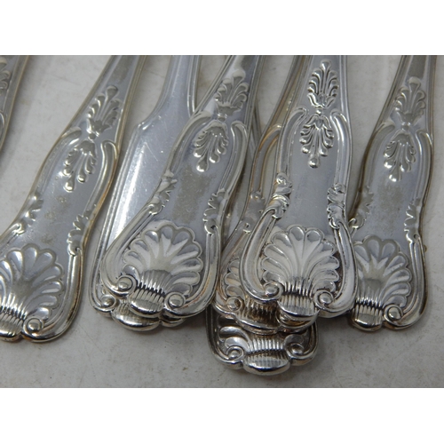 278 - A Quantity of Kings Pattern Silver Plated Cutlery.