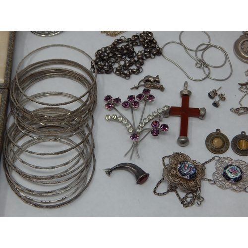 279 - A Quantity of Silver Jewellery together with some Costume Jewellery