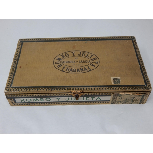 388 - A Cigar Box Containing a Quantity of Vintage Fountain Pens & Pencils