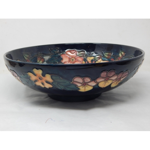 399 - MOORCROFT Bowl, Measuring 26cm diameter x 9cm high, Signed to Base.