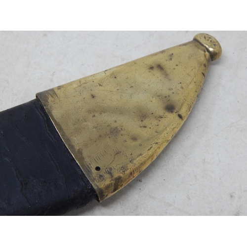 425 - 19th Century Prussian Sappers Hanger with Scabbard 64cm