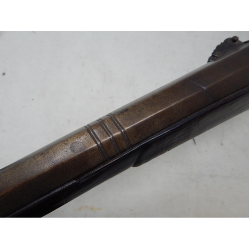 428 - 19th Century Middle Eastern Matchlock Rifle 170cm long A/F