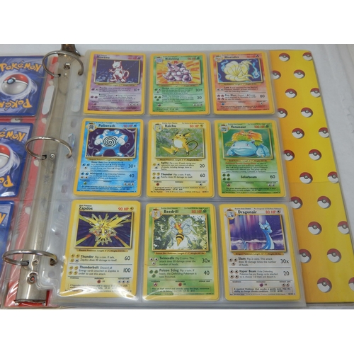 450 - Pokemon 1999 Base Set (Complete) 102/102 Cards in Pokemon Ring Binder