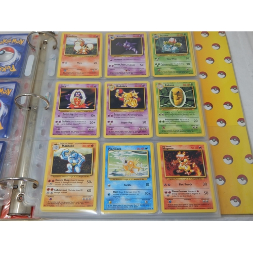 450 - Pokemon 1999 Base Set (Complete) 102/102 Cards in Pokemon Ring Binder