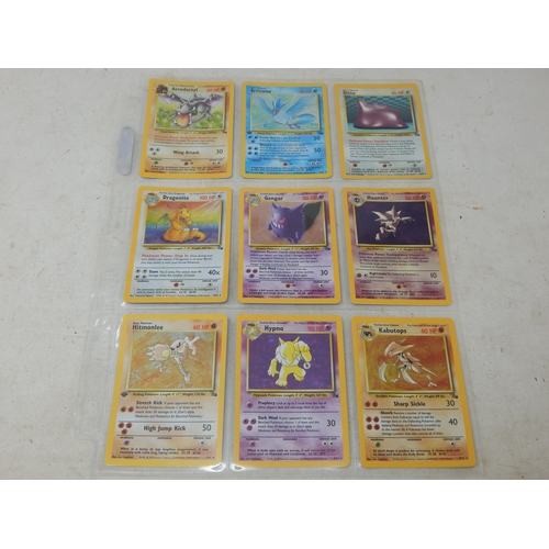 452 - Pokemon 1999 Fossil Set (Complete) 62/62 Cards