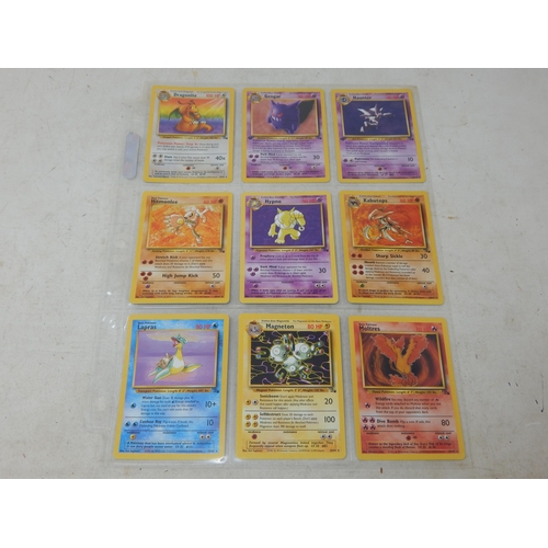 452 - Pokemon 1999 Fossil Set (Complete) 62/62 Cards