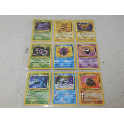 452 - Pokemon 1999 Fossil Set (Complete) 62/62 Cards