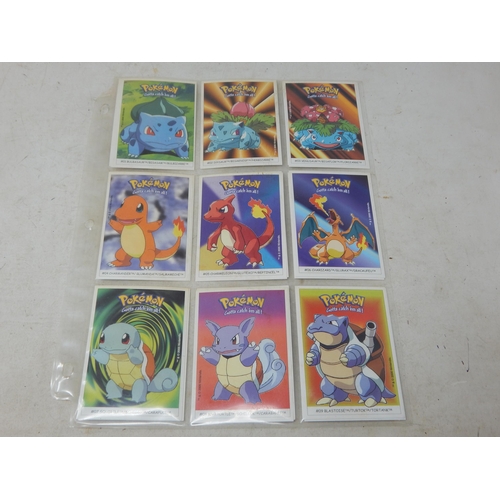 453 - Pokemon 2000 Dunkin Boomer Stickers Set (Complete) 150/150