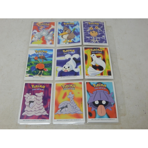 453 - Pokemon 2000 Dunkin Boomer Stickers Set (Complete) 150/150