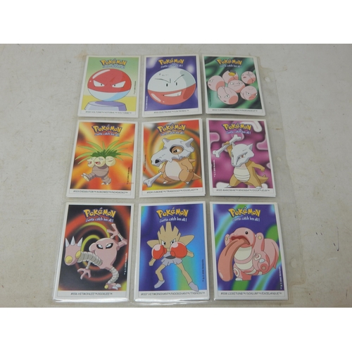 453 - Pokemon 2000 Dunkin Boomer Stickers Set (Complete) 150/150