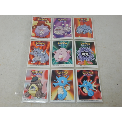 453 - Pokemon 2000 Dunkin Boomer Stickers Set (Complete) 150/150