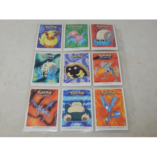 453 - Pokemon 2000 Dunkin Boomer Stickers Set (Complete) 150/150