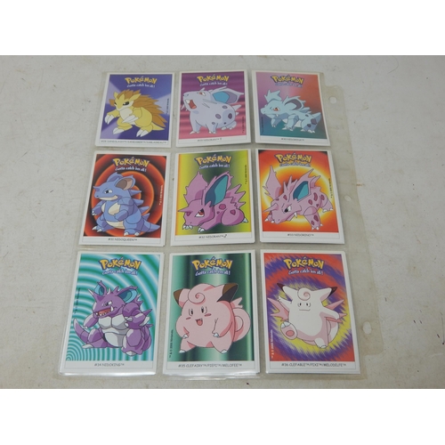 453 - Pokemon 2000 Dunkin Boomer Stickers Set (Complete) 150/150