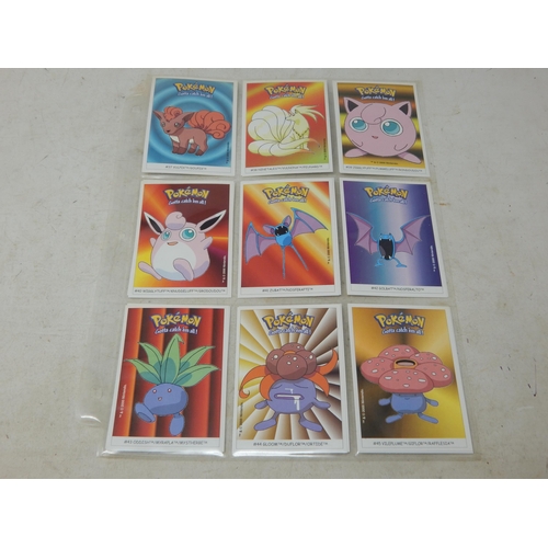 453 - Pokemon 2000 Dunkin Boomer Stickers Set (Complete) 150/150