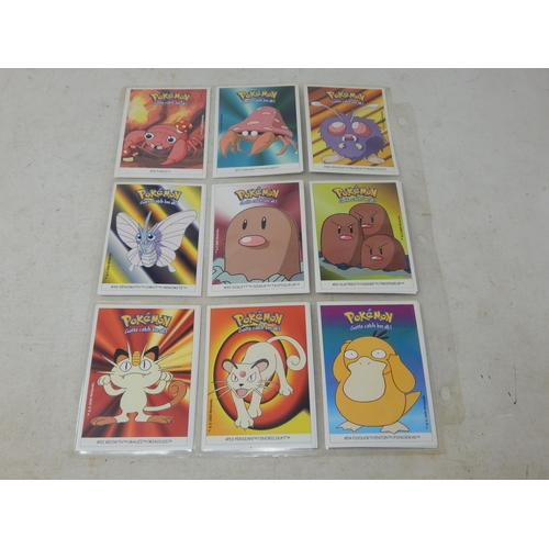 453 - Pokemon 2000 Dunkin Boomer Stickers Set (Complete) 150/150