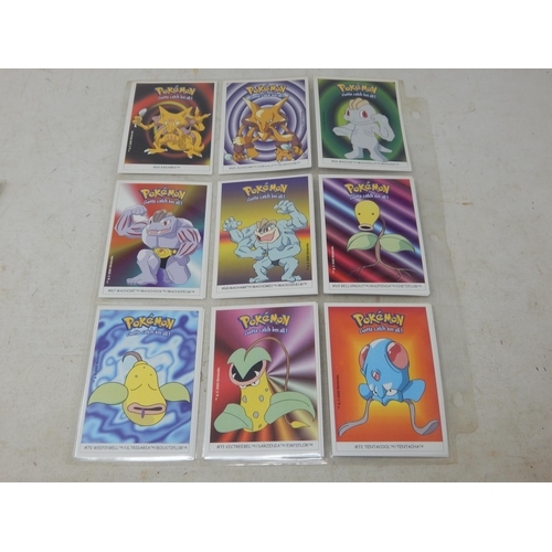 453 - Pokemon 2000 Dunkin Boomer Stickers Set (Complete) 150/150