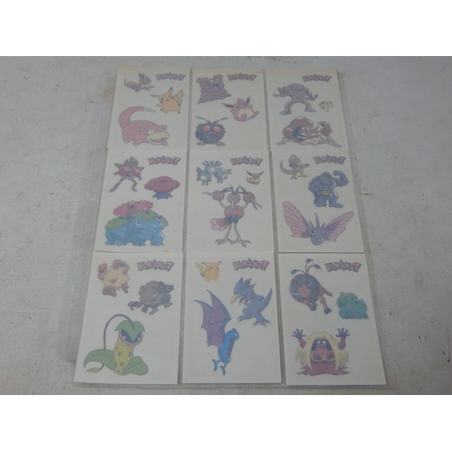 454 - Pokemon 2000 Merlin Tattoos Set (Complete) 20/20