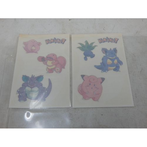 454 - Pokemon 2000 Merlin Tattoos Set (Complete) 20/20