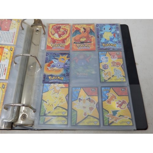 458 - Pokemon 1999 Topps TV Animation Edition Set 76/76 + 13/13 including Charizard + 1999 Foil Charizard ... 