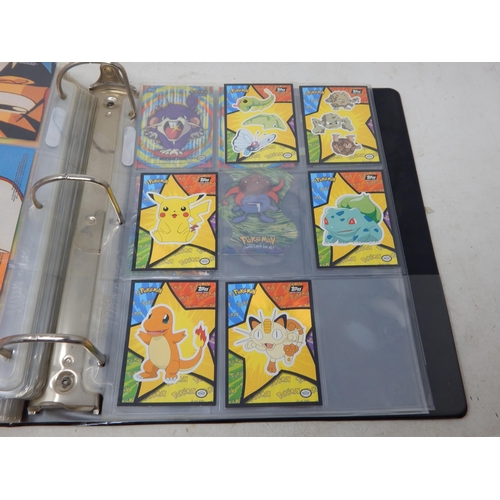 458 - Pokemon 1999 Topps TV Animation Edition Set 76/76 + 13/13 including Charizard + 1999 Foil Charizard ... 