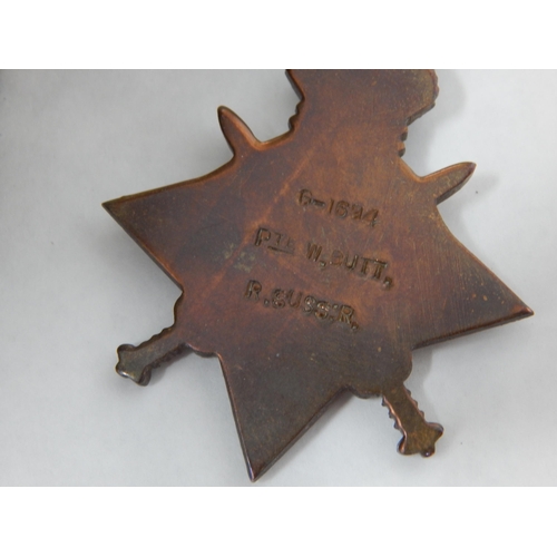 443 - WWI 1914-1915 Star Awarded & Named to 