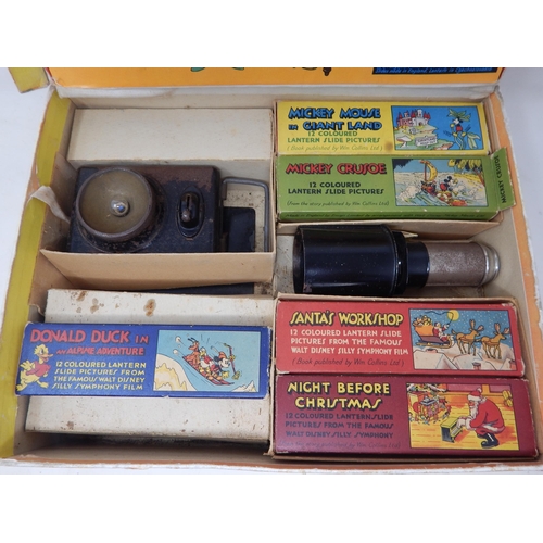 444 - Vintage Mickey Mouse Lantern Outfit with Full Colour Slides (boxed)