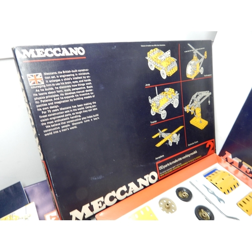 459 - Boxed Meccano Sets 2 & 4 with Instruction Booklets