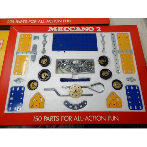 459 - Boxed Meccano Sets 2 & 4 with Instruction Booklets